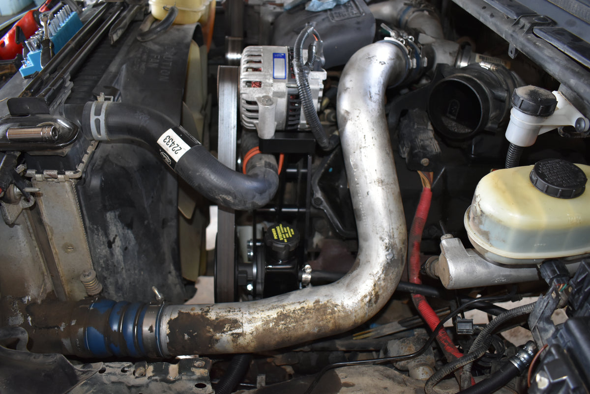 99-03 7.3 Powerstroke Saginaw Power Steering Pump Mount ...